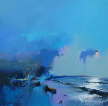 el paisaje marino abstracto de persecución Pinturas al óleo